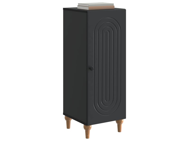  Buffet - bahut - meuble de rangement noir 33 x 34,5 x 90 cm bois d'ingénierie  - Conforama C