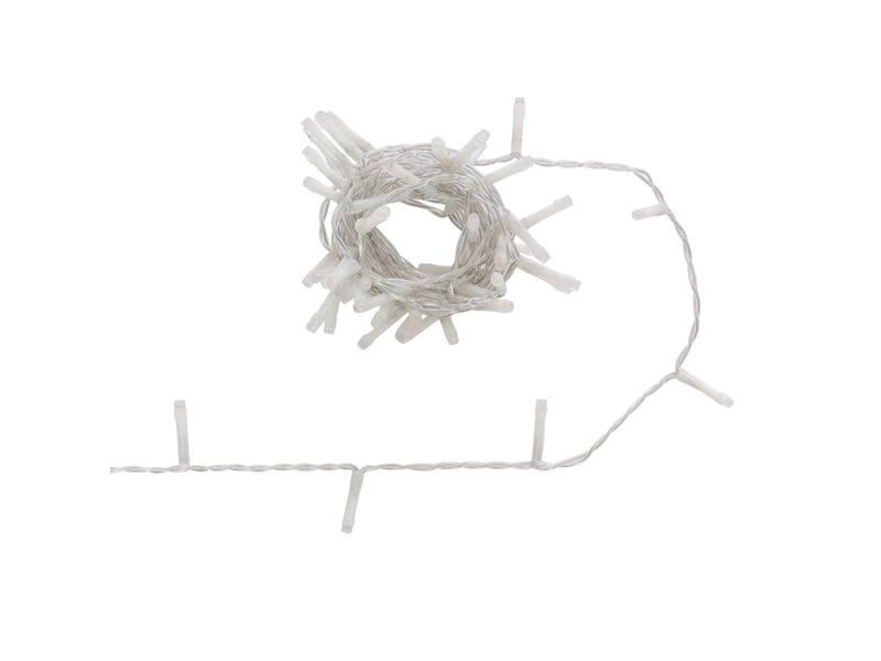  Guirlande lumineuse d'extérieur 5 m 67 led fil transparent 13 fonctions avec minuteur sur secteur  - Conforama A