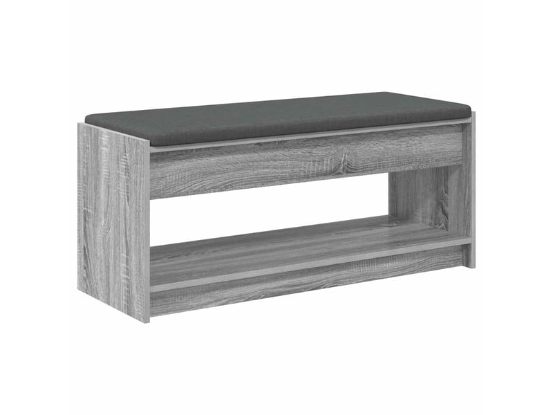  Banc d'entrée, banc interieur gris sonoma 103x38x45 cm  - Conforama A