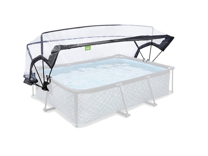 Dôme pour piscine tubulaire rectangulaire 2,20 x 1,50 m - exit toys - Conforama B