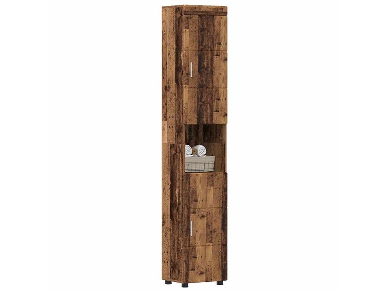 Ensemble d'armoire de salle de bain tulum bois ancien cf62974 - Conforama C