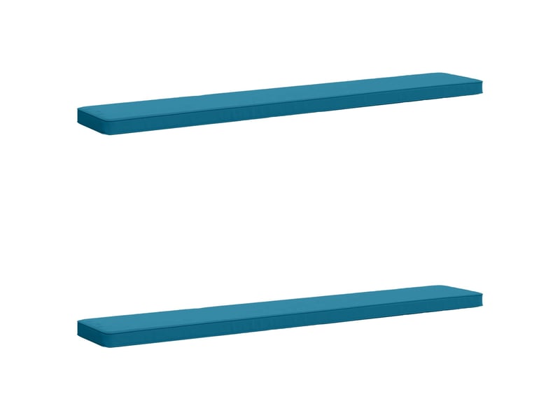  Lot de 2 coussins de banc, coussins d'assise vught 100 % polyester cf58321  - Conforama A