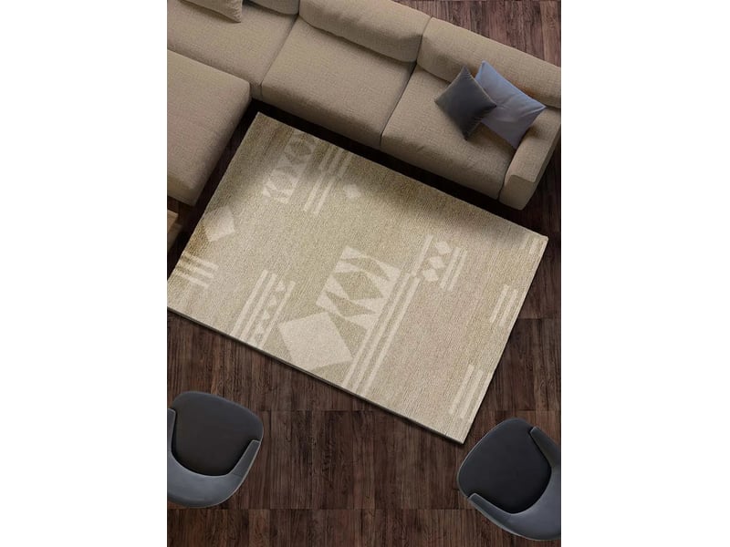  Atticgo venus tapis rectangulaire scandinave beige, 100% polypropylène face, dos jute venus68111 - Conforama B
