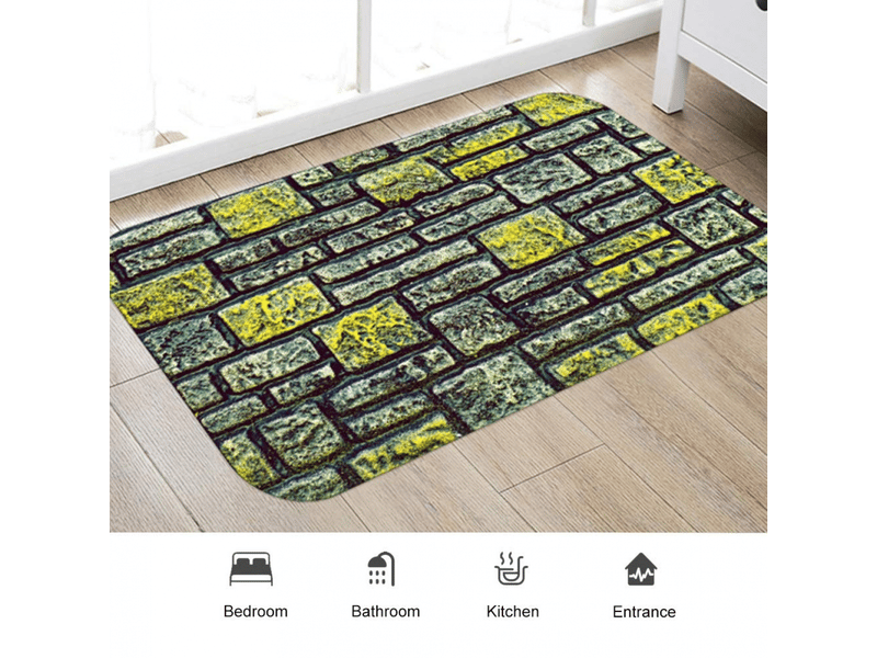  Tapis de sol antidérapant pour la maison, paillasson, tapis de cuisine, salon, chambre à coucher, décoration (40 x 60 cm) - comfortxl  - Conforama E