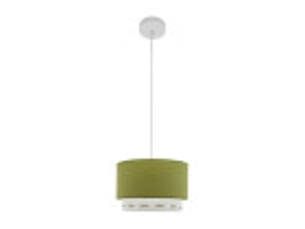 Suspension enfant fabrilamp trazos vert 1xe27 hauteur réglable 30-76 cm ø30 cm