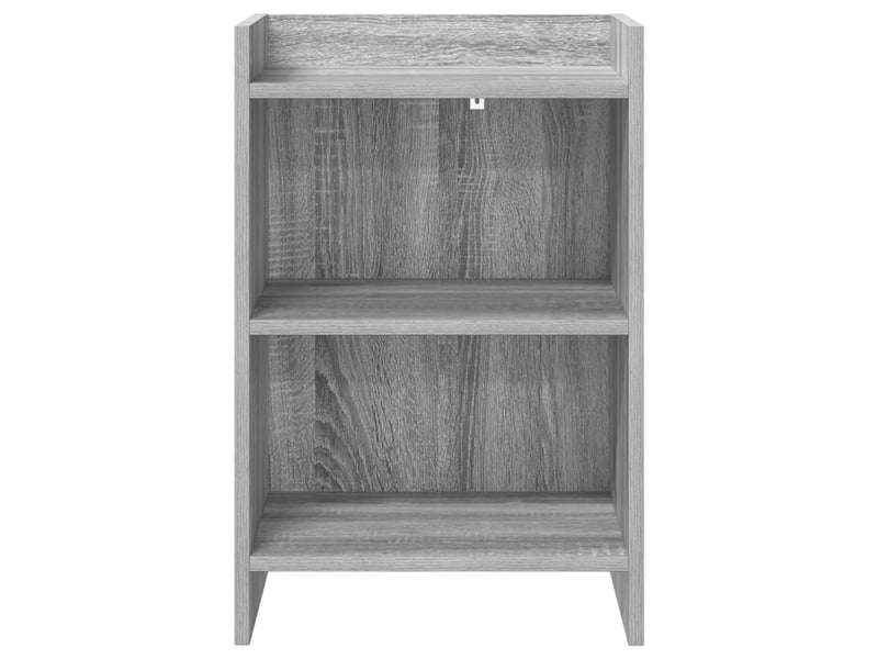  Tables de chevet 2 pièces sonoma gris 40 x 30 x 60 cm  - Conforama C