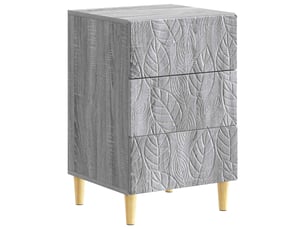Table de chevet - cabinet de chevet - table de nuit sonoma gris 43 x 39,5 x 66,5 cm