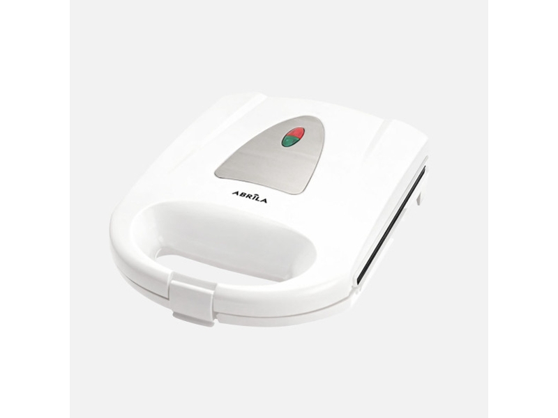  Appareil à croque-monsieur fabrilamp florina 1400 w blanc et acier 4 sandwiches plaques antiadhésives 25 x 22 cm 274610141 - Conforama A