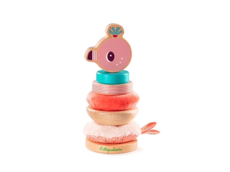  Pyramide à empiler anaïs flamant rose  - Conforama A