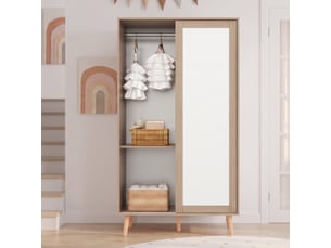 Armoire SWEIKO coloris naturel largeur 46 cm