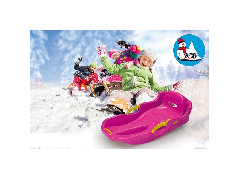  Snowplay bob comfort 80cm rose avec freins 460541 - Conforama C