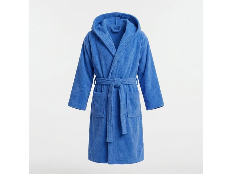  Peignoir enfant en éponge de coton 1214 ans venelle - bleu 3  - Conforama A