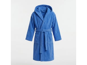 Peignoir enfant en éponge de coton 1214 ans venelle - bleu 3