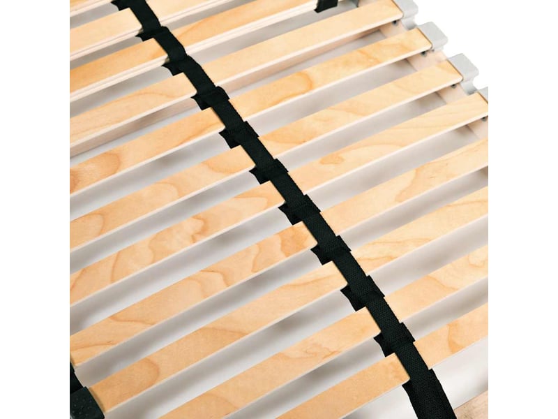  Lit simple- lit adulte -  sommier à lattes sans matelas avec 28 lattes 7 zones 80x200 cm  - Conforama D