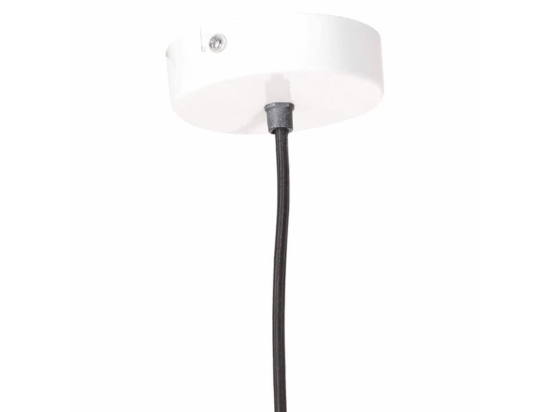  Lampe suspendue, suspension luminaire 25 w blanc rond 28,5 cm e27  - Conforama E