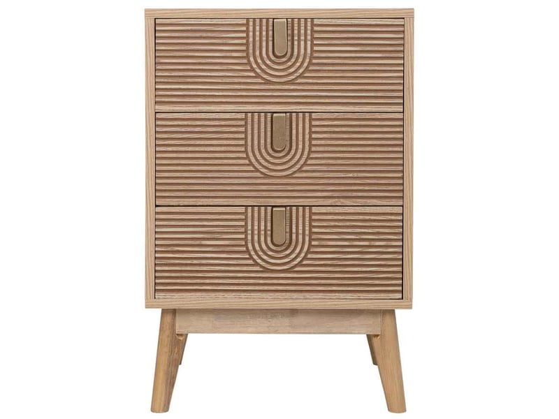  Table de chevet en bois marron 45 x 36 x 69 cm (h)  - Conforama C