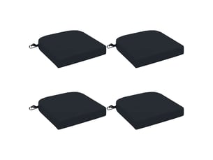 Lot de 4 coussins de siège, coussins d'assise soest 100 % polyester cf60761
