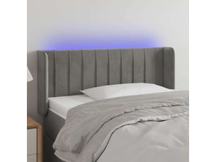Tete de lit A poser largeur 93 cm <strong></strong> <strong></strong> argenté