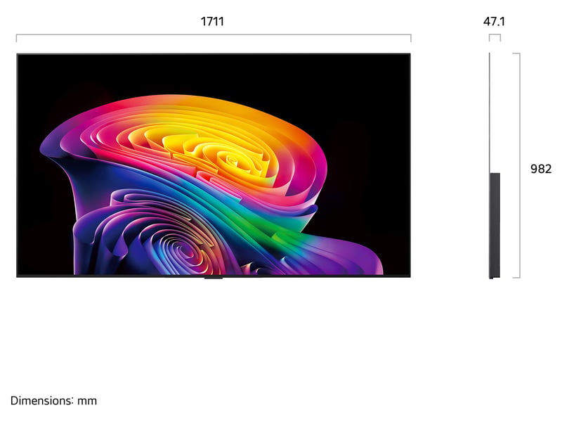  TV 195 cm  - Conforama H