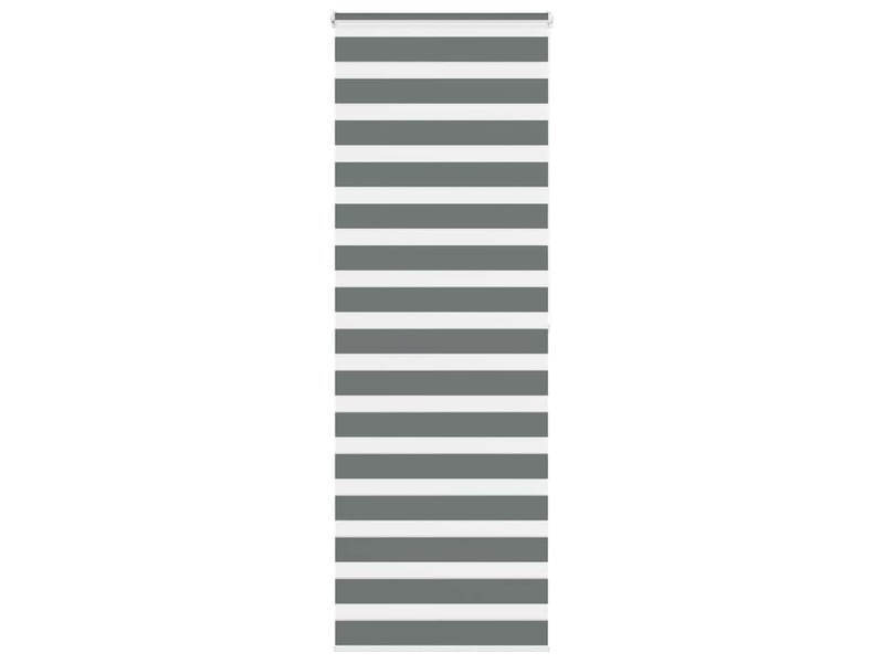  Store zèbre, store de fenêtre gris foncé largeur du tissu 80,9 cm polyester cf48627  - Conforama B