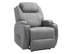 Fauteuil relax électrique  PANGIVO Simili gris