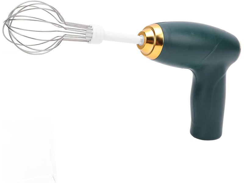 Batteur à main fil fouet électrique portable rechargeable par usb parfait pour mélanger, cuire et cuisiner vert (green) no - Conforama C