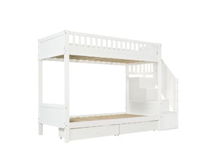 Lit superposé 2x90x200 cm <strong></strong>  <strong></strong> coloris blanc