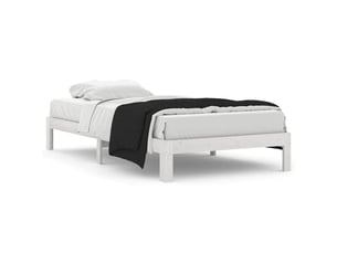 Lit simple 100x200 cm    coloris blanc