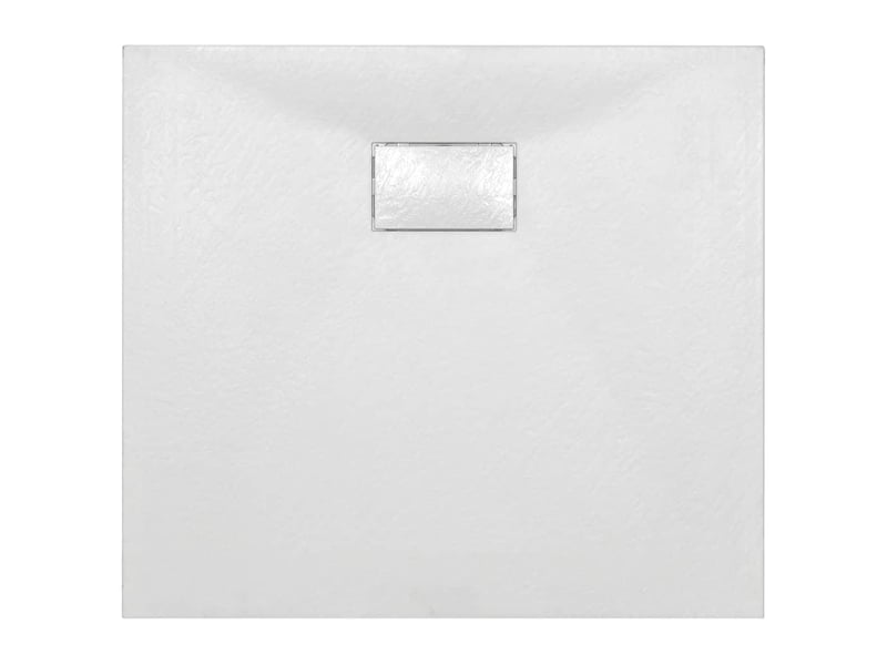  Bac de douche receveur de douche rectangulaire salle de bain maison intérieur trou de drain standard de 9 cm smc 90x80 cm blanc 02_0003449  - Conforama D