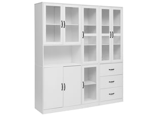 Vitrine coloris blanc  <strong>PANGIVO</strong> <strong>N625P485259260W-2</strong> - x