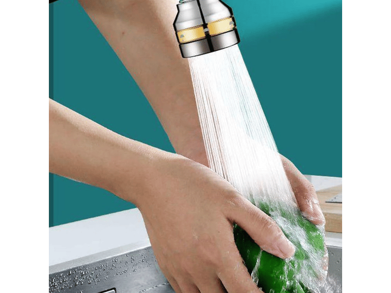  Économiseur d'eau pour robinet - brise-jet 3 modes avec extension et buse - anti-éclaboussures - économie d'eau pour cuisine et salle de bain  - Conforama D