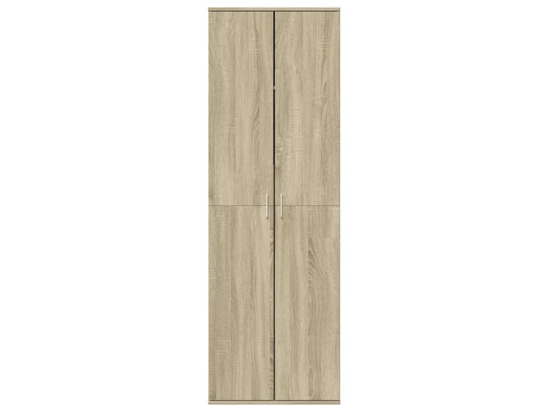  Buffet haut, meuble de rangement salon chêne sonoma 60x35x180 cm bois d'ingénierie  - Conforama C
