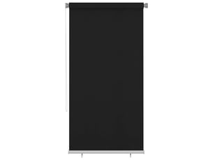 Store enrouleur, store roulant d'extérieur 125 (l) x 230 (h) cm noir cf47317