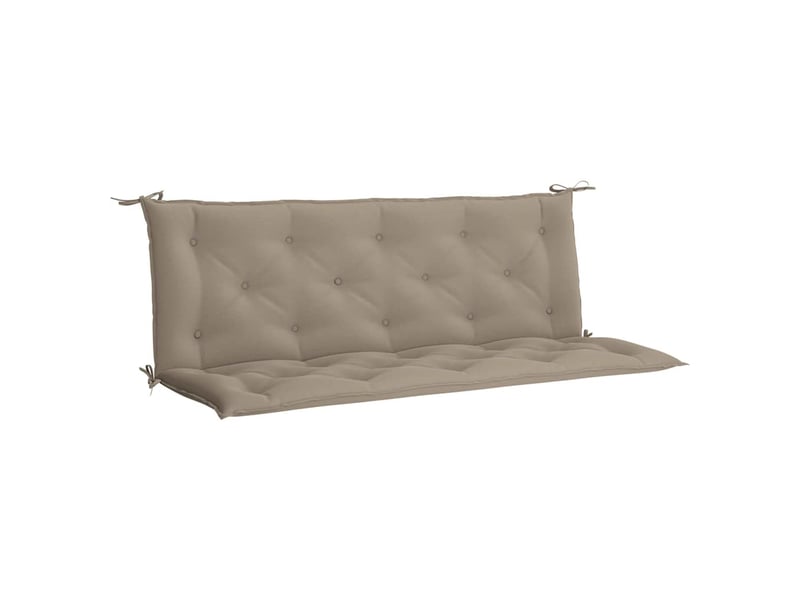  Coussin de banc de jardin, coussin d'assise taupe 150x(50+50)x7 cm tissu oxford cf52832  - Conforama A