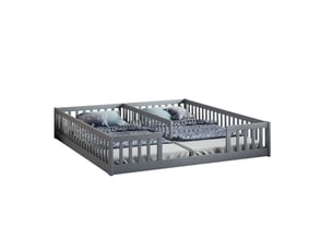 Lit cabane 90x200 cm SOGEU coloris bicolore