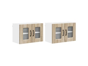 Meuble mural de cuisine | armoire de cuisine 2 pcs chêne sonoma shl3201