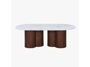 Table basse  coloris blanc MOBILIER DECO 
