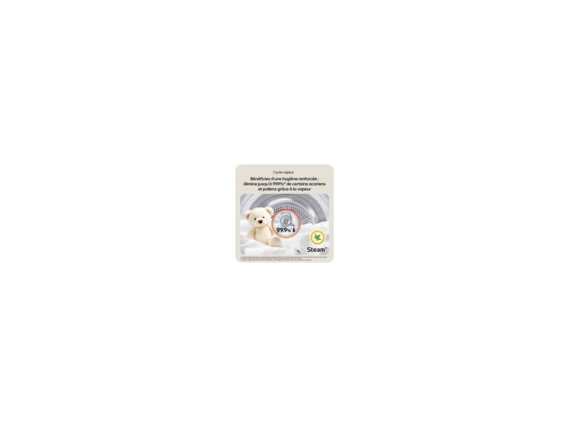  Lave-linge sechant hublot 11 kg 6 kg pompe a chaleur 1400 tr min vapeur steam ai direct drive wifi 8280533 - Conforama D