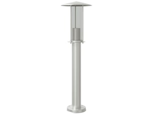 Lampadaire d'extérieur argenté 60 cm acier inoxydable argent 02_0042518