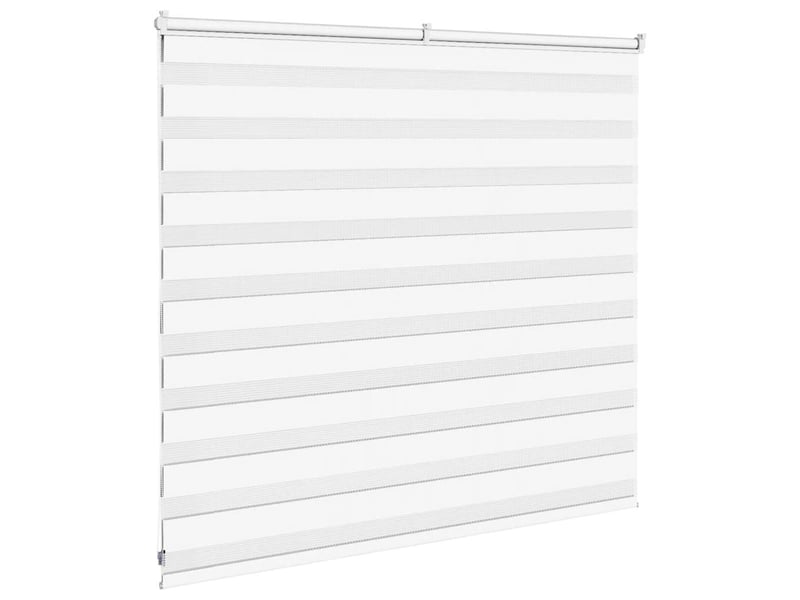  Store zèbre, store de fenêtre blanc 155x100 cm largeur du tissu 150,9cm polyester cf48383  - Conforama D
