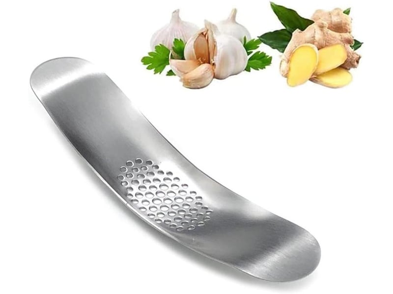  Presse-ail de cuisine professionnelle, hachoir à ail broyeur de gingembre, presse-à usage intensif, broyeur d'ail, hachoir à convivial, facile à nett  - Conforama A