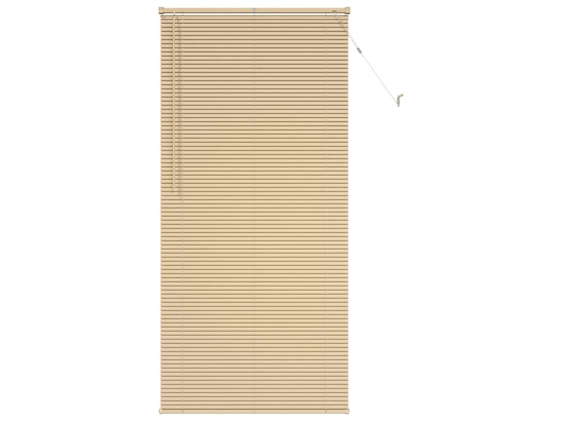  Store vénitien, store de fenêtre marron clair avec motif 213 x 90 cm 25 mm pvc cf47952  - Conforama A