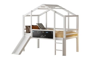 Lit mezzanine 90x200 cm    coloris blanc