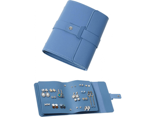 Rangement pour boucles d'oreilles pratiques petit livre sacs de rangement d'oreilles boîte à bijoux organisateur de bijoux étui presentoir boucle