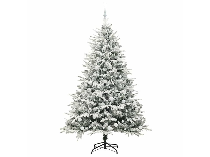  Sapin de noël, arbre de noël artificiel pré-éclairé avec ensemble de boules shl692  - Conforama D