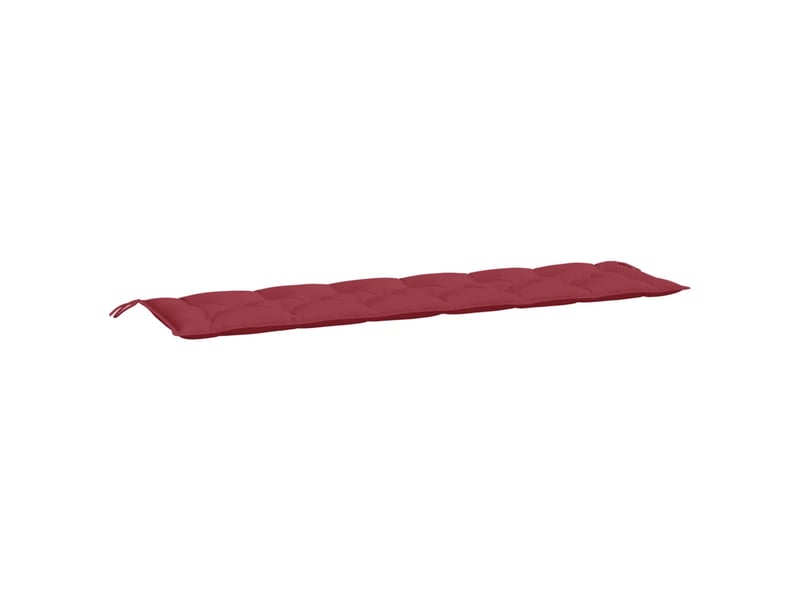  Lot de 2 coussins de banc de jardin, coussins d'assise rouge bordeaux tissu oxford cf58692  - Conforama D