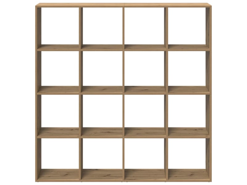  Bibliothèque, étagère de rangement chêne artisanal 137,5x29x137,5 cm bois d'ingénierie  - Conforama D