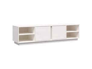 Meuble tv coloris blanc 156 cm <strong></strong>  <strong></strong>