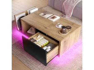 Table basse coloris naturel <strong>BLK</strong> <strong></strong>