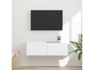 Meuble tv coloris blanc  <strong></strong>  <strong></strong>